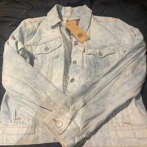 Brand new never worn bleached denim jacket